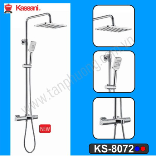 BỘ SEN CÂY NÓNG LẠNH ĐỒNG THAU KS-8072